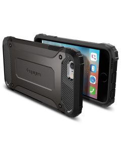 Ударопрочный чехол Spigen для iPhone 6s / 6 - Tough Armor Tech - Темно-серый - SGP11742