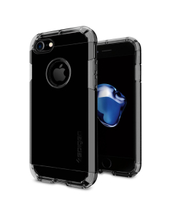 Ударопрочный чехол Spigen для iPhone SE (2022/2020)/8/7 - Tough Armor - Черный Оникс - 042CS20843