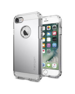Ударопрочный чехол Spigen для iPhone SE (2022/2020)/8/7 - Tough Armor - Серебристый - 042CS20672