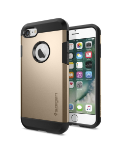 Ударопрочный чехол Spigen для iPhone SE (2022/2020)/8/7 - Tough Armor - Золотой - 042CS20490