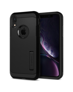 Ударопрочный чехол Spigen для iPhone XR - Tough Armor - Черный - 064CS24876