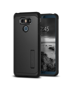 Ударопрочный чехол Spigen для LG G6 - Tough Armor - Черный - A21CS21235