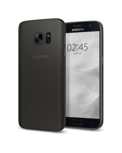 Ультра-тонкий чехол Spigen для Galaxy S7 - AirSkin - Черный - 555CS22314
