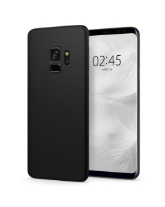 Ультра-тонкий чехол Spigen для Galaxy S9 - AirSkin - Черный - 592CS22867