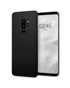 Ультра-тонкий чехол Spigen для Galaxy S9 Plus - AirSkin - Черный - 593CS22954