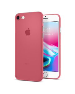 Ультра-тонкий чехол Spigen для iPhone SE (2022/2020)/8/7 - Air Skin - Красный - 054CS22592