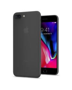 Ультра-тонкий чехол Spigen для iPhone 8 Plus / 7 Plus - Air Skin - Черный - 055CS22594
