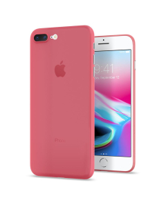 Ультра-тонкий чехол Spigen для iPhone 8 Plus / 7 Plus - Air Skin - Красный - 055CS22595