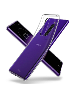 Чехол-капсула Spigen для Sony Xperia 1 - Liquid Crystal - Кристально-прозрачный - G15CS26202