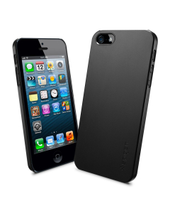 Ультратонкий чехол Spigen для iPhone SE / 5s / 5 - Ultra Thin Air - Черный - SGP09507