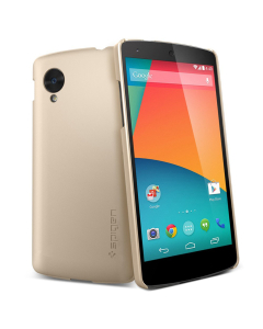 Ультратонкий чехол Spigen для Nexus 5 - Ultra Fit - Золотой - SGP10617