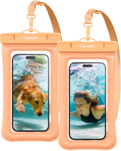 Водонепроницаемый чехол Spigen - Aqua Shield WaterProof Floating A610 - Оранжевый - 2 шт - ACS06018