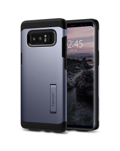 Ударопрочный чехол Spigen для Galaxy Note 8 - Tough Armor - Серая Орхидея - 587CS22081
