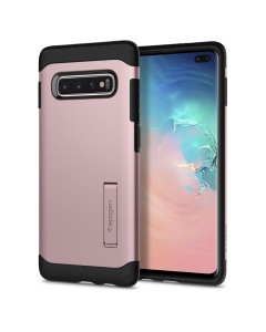 Защитный чехол Spigen для Galaxy S10 Plus - Slim Armor - Розовое золото - 606CS25392