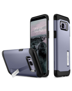 Защитный чехол Spigen для Galaxy S8 Plus - Slim Armor - Серая Орхидея - 571CS21786