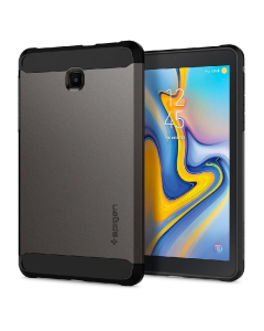 Ударопрочный чехол Spigen для Galaxy Tab A 8.0 (2018) - Tough Armor - Темно-серый - 604CS25306