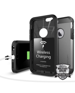 Защищенный чехол Spigen для iPhone 6s / 6 - Tough Armor Volt - Темно-серый - SGP11560