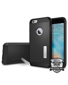 Защищенный чехол Spigen для iPhone 6s Plus / 6 Plus - Tough Armor - Черный - SGP11660
