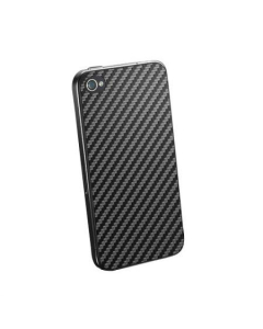 Защитная наклейка Spigen для iPhone 4s / 4 - Skin Guard - Черный карбон - SGP06767