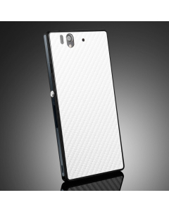 Защитная наклейка Spigen для Sony Xperia Z - Skin Guard - Белый карбон - SGP10151