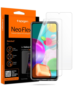 Защитная пленка Spigen для Galaxy A41 - Neo Flex HD - Прозрачный - 2 шт - AFL01254