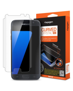 Защитная пленка Spigen для Galaxy S7 - Curved Crystal HD - 555FL20265
