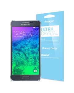 Защитная пленка Spigen для Galaxy Alpha - Steinheil - Ultra Crystal - SGP11091