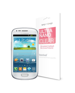 Набор защитных пленок Spigen для Galaxy S3 mini - Ultra Nano Clear - SGP10049