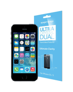 Защитная пленка Spigen для iPhone SE / 5s / 5 - Steinheil Dual - Ultra Crystal - SGP09594