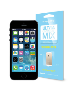 Защитная пленка Spigen для iPhone SE / 5s / 5 - Steinheil Ultra - Crystal Mix - SGP09590