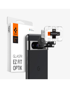 Защитное стекло для камеры Spigen для Google Pixel 8 Pro - Glas.tR EZ Fit Optik - Черный - 2 шт - AGL06355