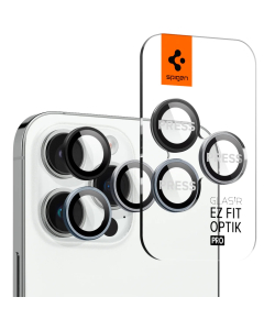 Защитное стекло для камеры Spigen для iPhone 15 Pro / 15 Pro Max / 14 Pro / 14 Pro Max - GLAS.tR EZ Fit Optik Pro - 2 шт - Zero One - AGL06159