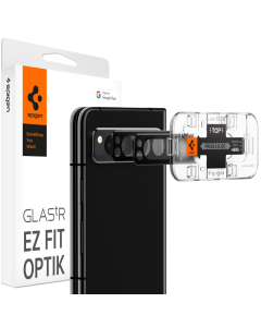 Защитное стекло для камеры Spigen для Pixel Fold - Glas.tR EZFit Optik Lens - Черный - 2 шт - AGL06207
