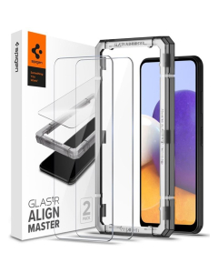 Защитное стекло Spigen для Galaxy A22 5G - Align Master - 2 шт - Прозрачный - AGL03011