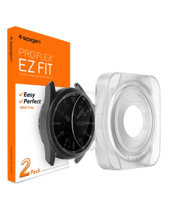 Защитное стекло Spigen для Galaxy Watch 3 (45mm) - EZ Fit GLAS.tR SLIM - AGL01843