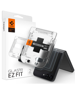 Защитное стекло Spigen для Galaxy Z Flip 5 - Glas.tR EZ Fit Cover - Прозрачный - 2 шт - AGL06525