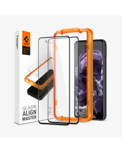 Защитное стекло Spigen для Google Pixel 8 - AlignMaster - Прозрачный - 2 шт - AGL06350