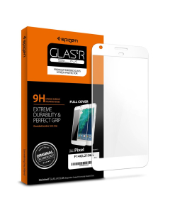 Защитное стекло Spigen для Google Pixel - Full Cover Glass - Белое - F14GL21062