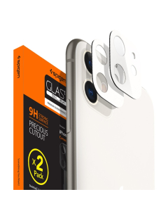 Защитное стекло для камеры Spigen для iPhone 11 - Full Cover Camera Lens - Белый - AGL00507 - 2 шт