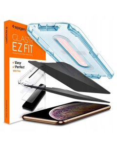 Защитное стекло Spigen для iPhone 11/XR - AlignMaster Privacy - Затемненный - 2 шт - AGL00103