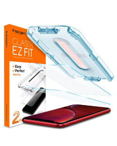 Защитное стекло Spigen для iPhone 11 / XR - EZ FIT GLAS.tR SLIM - Прозрачный - 2 шт - 064GL25166