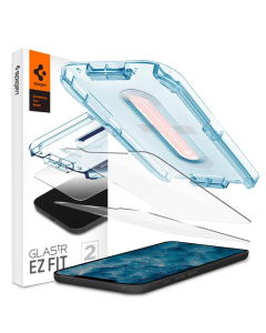 Защитное стекло Spigen для iPhone 12 / iPhone 12 Pro - EZ FIT GLAS.tR SLIM - Прозрачный - 2 шт - AGL01801