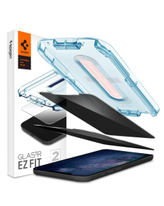 Защитное стекло Spigen для iPhone 12 Mini - EZ FIT GLAS.tR Privacy - Затемнённое - 2 шт - AGL01813