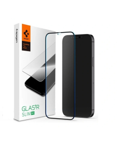 Защитное стекло Spigen для iPhone 12 Mini - Full Cover HD - Черный - 1 шт - AGL01534