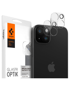 Защитное стекло для камеры Spigen для iPhone 15 / 15 Plus - Glas.tR Optik - Прозрачный - 2 шт - AGL06916
