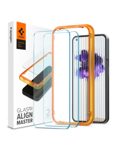 Защитное стекло Spigen для Nothing Phone (1) - AlignMaster GLAS.tR - Прозрачный - 2 шт - AGL05447