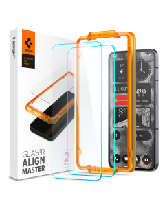 Защитное стекло Spigen для Nothing Phone (2) - Glas.tR AlignMaster - Прозрачный - 2 шт - AGL06981