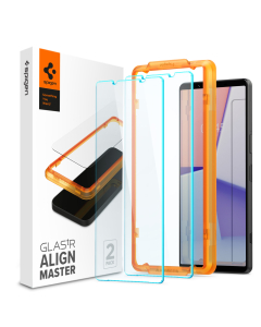Защитное стекло Spigen для Sony Xperia 1 V - Glas.tR Align Master - Прозрачный - 2 шт - AGL06430