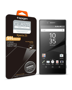 Защитное стекло Spigen для Sony Xperia Z5 - GLAS.tR SLIM - SGP11777