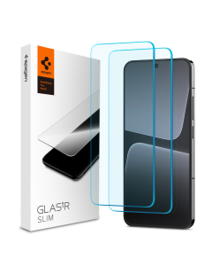Защитное стекло Spigen для Xiaomi 13 - GLAS.tR Slim - Прозрачный - 2 шт - AGL06037